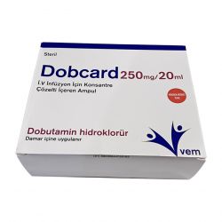 Добутамин Добкард Dobcard (dobutamine) р-р д/ин амп 250мг/20мл в Тамбове и области фото